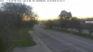 I-35 Northbound Parking Area – Mile Marker 196 – Near Clear Lake