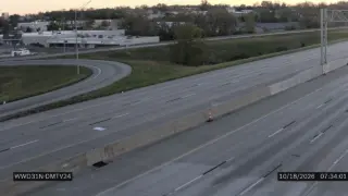 I-80 at East 14th Street 31N – Mile Marker 136.2 – Near Des Moines – Wrong-Way Monitoring View