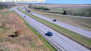 I-80 at Mile Marker 99.9 – Near Dexter