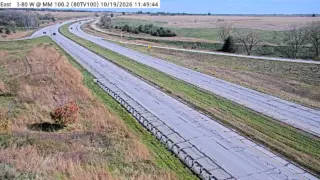I-80 at Mile Marker 99.9 – Near Dexter