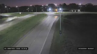 US 30 at US 59 – Denison – Wrong-Way Monitoring View