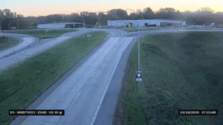 US 30 at US 59 – Denison – Wrong-Way Monitoring View
