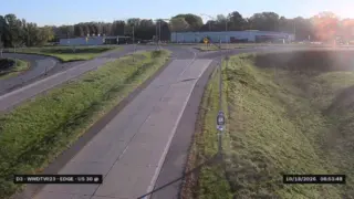 US 30 at US 59 – Denison – Wrong-Way Monitoring View