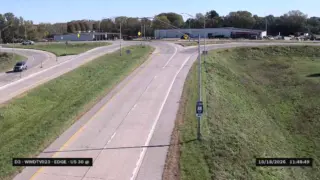 US 30 at US 59 – Denison – Wrong-Way Monitoring View