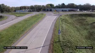 US 30 at US 59 – Denison – Wrong-Way Monitoring View