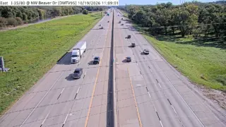 I-35/I-80 at Northwest Beaver Drive – Mile Marker 132 – Near Johnston