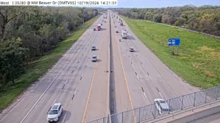 I-35/I-80 at Northwest Beaver Drive – Mile Marker 132 – Near Johnston