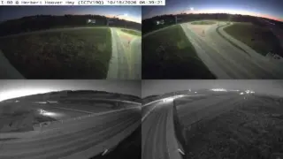 I-80 at Herbert Hoover Highway – Mile Marker 249 – Near Iowa City – Multi-Angle View
