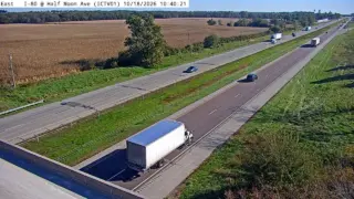 I-80 at Half Moon Road – Mile Marker 236 – Near Tiffin