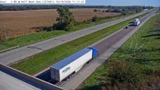 I-80 at Half Moon Road – Mile Marker 236 – Near Tiffin