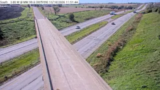 I-80 at Mile Marker 99.3 – Near Dexter