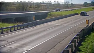 I-35 at Worth County/Hanlontown – Mile Marker 211 – Near Joice