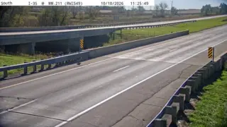 I-35 at Worth County/Hanlontown – Mile Marker 211 – Near Joice