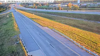 I-380 at I-80 Eastbound Ramp – Mile Marker 0.2 – Tiffin