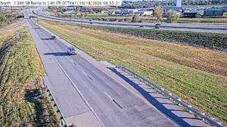 I-380 at I-80 Eastbound Ramp – Mile Marker 0.2 – Tiffin