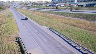 I-380 at I-80 Eastbound Ramp – Mile Marker 0.2 – Tiffin