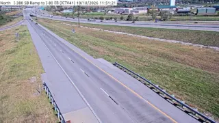 I-380 at I-80 Eastbound Ramp – Mile Marker 0.2 – Tiffin