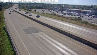 I-80 East of Coral Ridge Avenue – Mile Marker 240.7 – Coralville