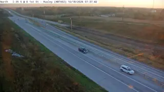 I-35 at East 1st Street – Mile Marker 104.3 – Huxley