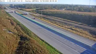 I-35 at East 1st Street – Mile Marker 104.3 – Huxley