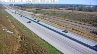 I-35 at East 1st Street – Mile Marker 104.3 – Huxley
