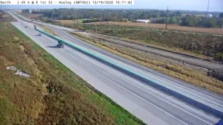 I-35 at East 1st Street – Mile Marker 104.3 – Huxley