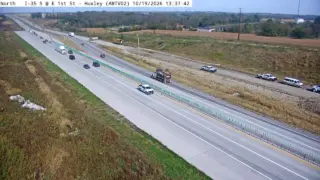 I-35 at East 1st Street – Mile Marker 104.3 – Huxley