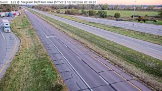 I-29 at Sergeant Bluff Rest Area – Mile Marker 139.3 – Sioux City