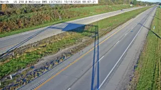 US 218 at Melrose Message Sign – Mile Marker 94.7 – Near Iowa City