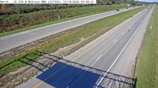 US 218 at Melrose Message Sign – Mile Marker 94.7 – Near Iowa City