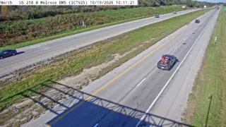 US 218 at Melrose Message Sign – Mile Marker 94.7 – Near Iowa City