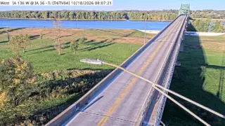 IA 136 at Mississippi River – IL – Mile Marker 0 – Near Clinton