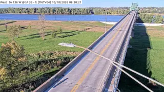 IA 136 at Mississippi River – IL – Mile Marker 0 – Near Clinton