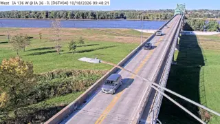 IA 136 at Mississippi River – IL – Mile Marker 0 – Near Clinton