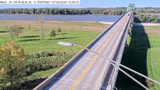 IA 136 at Mississippi River – IL – Mile Marker 0 – Near Clinton