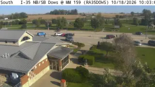 I-35 Northbound Rest Area – /Southbound – Mile Marker 159 – Near Dows