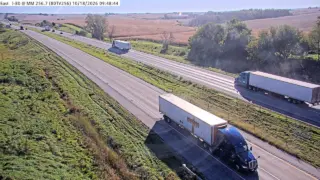 I-80 at Mile Marker 256.2 – Near West Branch