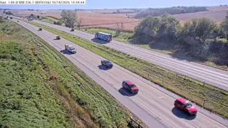 I-80 at Mile Marker 256.2 – Near West Branch