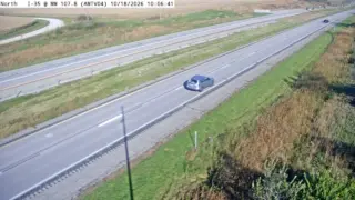 I-35 at Mile Marker 107.7 – Near Huxley