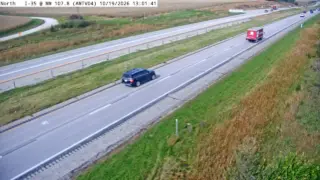 I-35 at Mile Marker 107.7 – Near Huxley