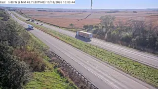 I-80 at Mile Marker 48.5 – Near Walnut
