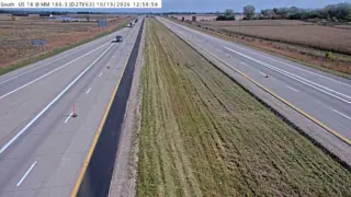 US 18 at Mile Marker 186.3 – Near Mason City
