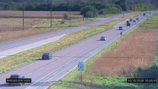 US 30 at Montana Road – Mile Marker 132.2 – Near Boone – Wrong-Way Monitoring View