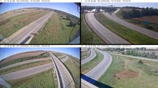 US 30 at 16th Avenue Southwest – Mile Marker 243.7 – Near Cedar Rapids – Multi-Angle View