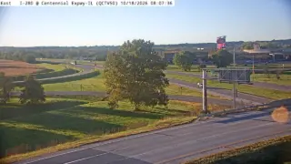 I-280 at Centennial Expwy – IL – Mile Marker 9.9 – Near Davenport