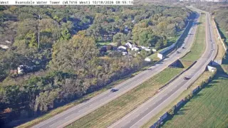I-380 at Evansdale Water Tower – Mile Marker 68.8 – Elk Run Heights – West View