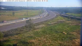 I-235 at Eastbound Exit to I-80 Westbound – East Mix – Mile Marker 14.3 – Ankeny