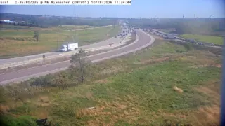 I-235 at Eastbound Exit to I-80 Westbound – East Mix – Mile Marker 14.3 – Ankeny