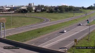 US 30 at Kirkwood Boulevard Southwest – Mile Marker 250.7 – Cedar Rapids – Wrong-Way Monitoring View – North View