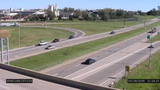 US 30 at Kirkwood Boulevard Southwest – Mile Marker 250.7 – Cedar Rapids – Wrong-Way Monitoring View – North View